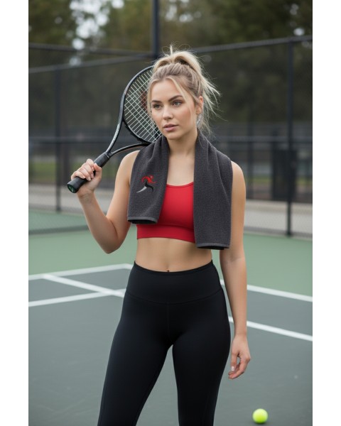 Mıknatıslı, Mikrofiber, Polyester Spor Fitness 50x70 Havlusu, Çok Amaçlıdır.